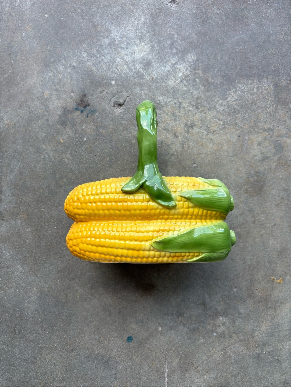 Vintage 1981 Fitz and Floyd Ceramic Corn On The Cob Basket